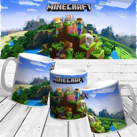 Кружка "Minecraft заставка"